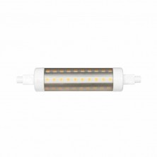 LINEAL TUBULAR LEDS R7s 118mm, 9W. 220/240V, 360º 3000K