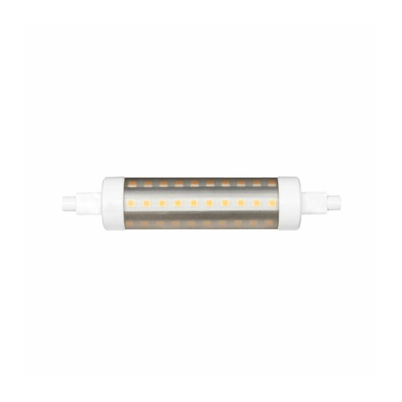 LINEAL TUBULAR LEDS R7s 118mm, 9W. 220/240V, 360º 3000K