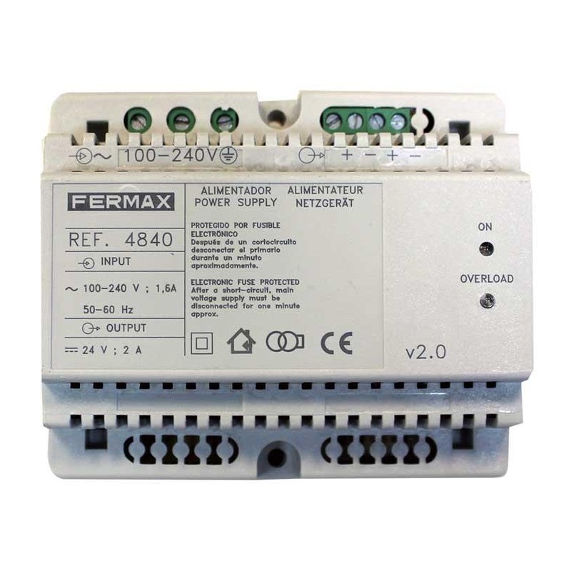 4840 ALIMENTADOR DIN-6 100-240VAC/24VDC-2A