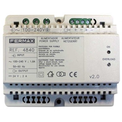 4840 ALIMENTADOR DIN-6 100-240VAC/24VDC-2A