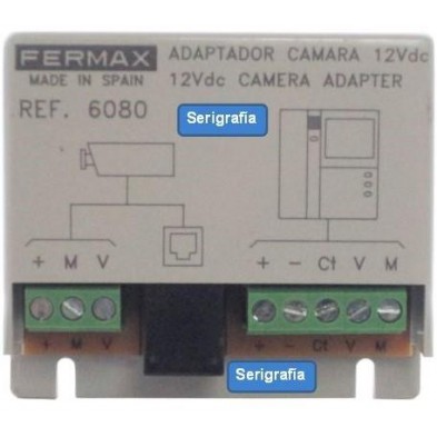 6080 ADAPTADOR CAMARA 18Vdc/12Vdc