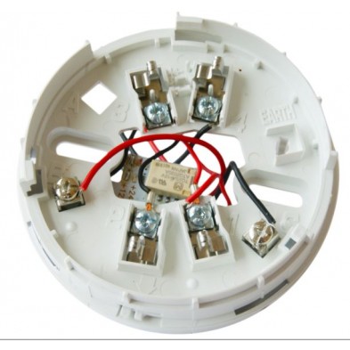 Z-200-R Base de conexión con salida de relé para detectores de la serie 200. Dispone de sistema anti hurto del detector. Contact