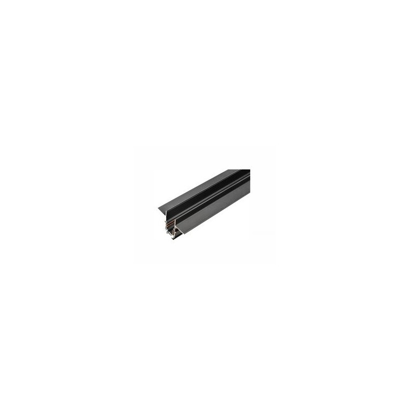 CARRIL MAGNET. ENCASTRAR NEGRO 1 METRO 48V