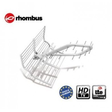 rhombus P 48 Antena Digital optimizada D2 & HDTV, Canales 21-48 Conector F Pasiva