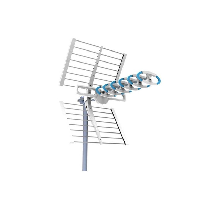 Antena UHF Frecuencia: 470~694 Mhz. 46 elementos, 16 dB 915 mm