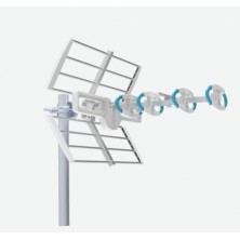 Frecuencia: 470~694 Mhz. 8 elementos, 12-15 dB, 670 mm. (Caja 10 uds.)