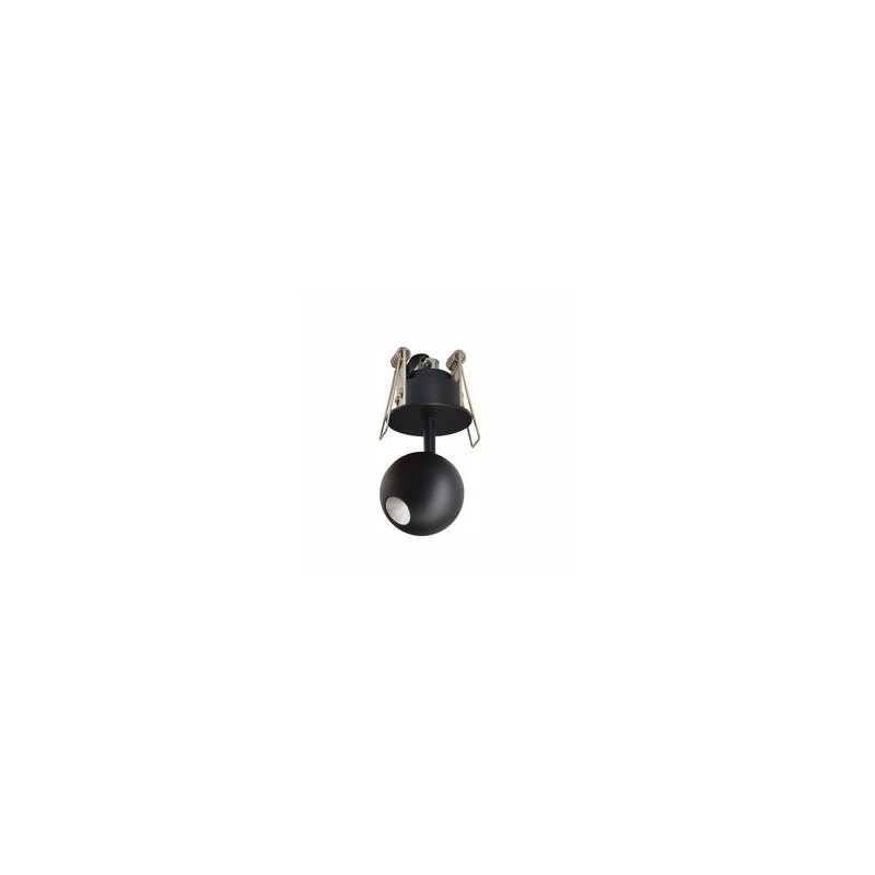 BORA FLORON ENCASTRAR NEGRO 4,5W 38º 2700K