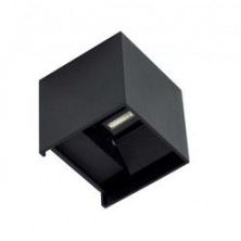 LEK NEGRO APLIQUE PARED EXTERIOR 6,8W. 3000K