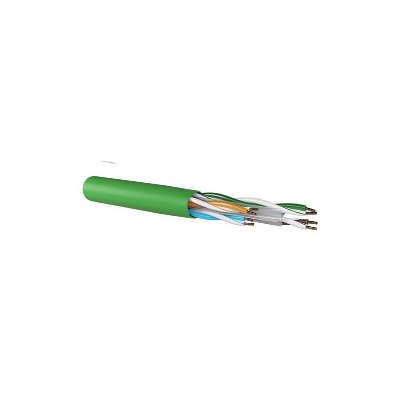 BARPA Cable Cat.6 U/UTP LSZH Verde Dca-s2,d2,a1 cx305m 24AWG