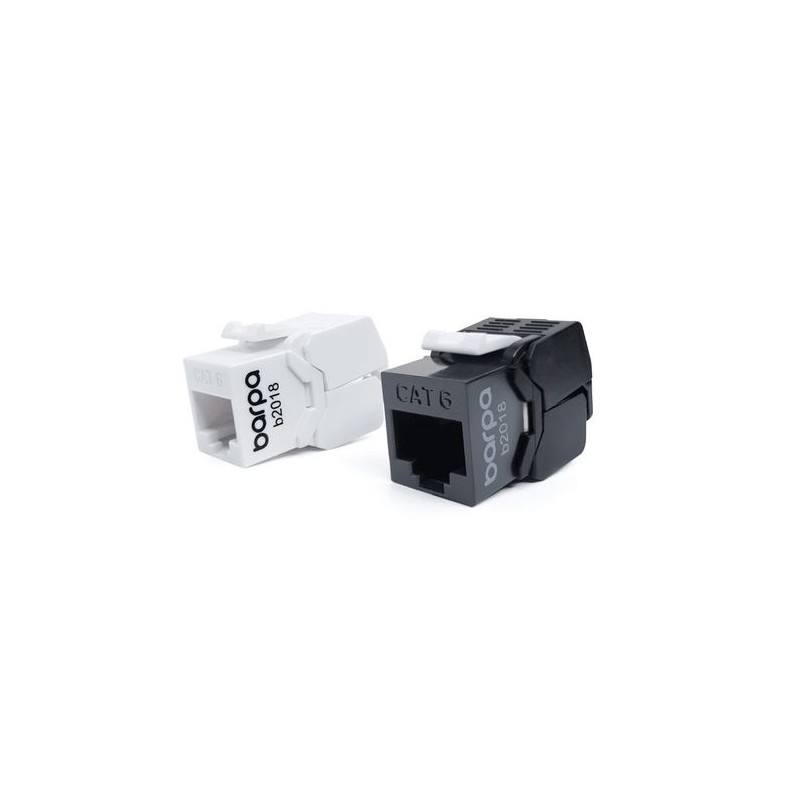 BARPA Conector Keystone Cat.6 UTP Blanco Sin Herramientas - Embalaje individualmente