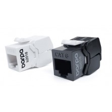 BARPA Conector Keystone Jack Cat.6A UTP Blanco Sin Herramientas - Embalaje individualmente